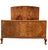 Art Deco Figured Walnut Double Bed, 1930s For Sale - Image 4 of 9