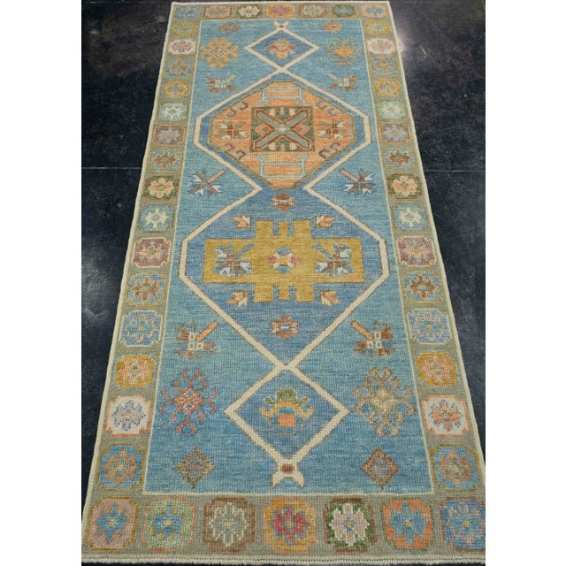 Turkish Oushak Rug 3' x 6'6" #18003 Explore a curated collection of hallway runners, wool rugs, and handmade masterpieces...