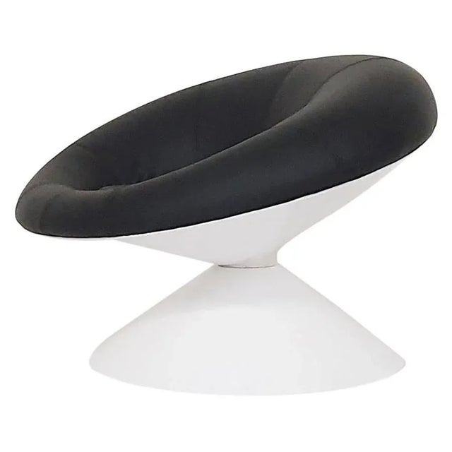 Black Dutch Diabolo Lounge Chair by Ben Swildens for Stabin Bennis, 1960s For Sale - Image 8 of 8
