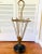 Gold 1950s Vintage Italian Rope Metal Gold Gilt Umbrella Form Umbrella Stand For Sale - Image 8 of 10
