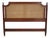Stickley Cherry Regency Style Cane Back Queen Size Headboard For Sale