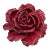 Antique French Pink Porcelain Rose Flower Sculpture With Green Leaves For Sale