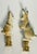 Shabby Chic Vintage Rabbit Figurines Lamp Finials - a Pair For Sale - Image 3 of 5