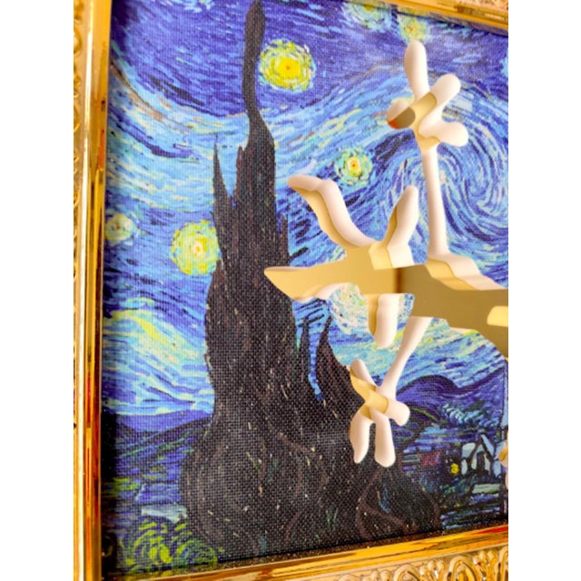 Contemporary Sagrasse, I'm Sorry Vincent Van Gogh, Resin and Marble powder For Sale - Image 3 of 7