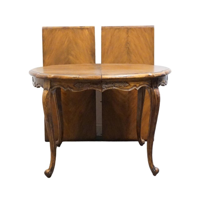 Wood Century Furniture Solid Walnut Country French Provincial 84" Dining Table 113372 For Sale - Image 7 of 11