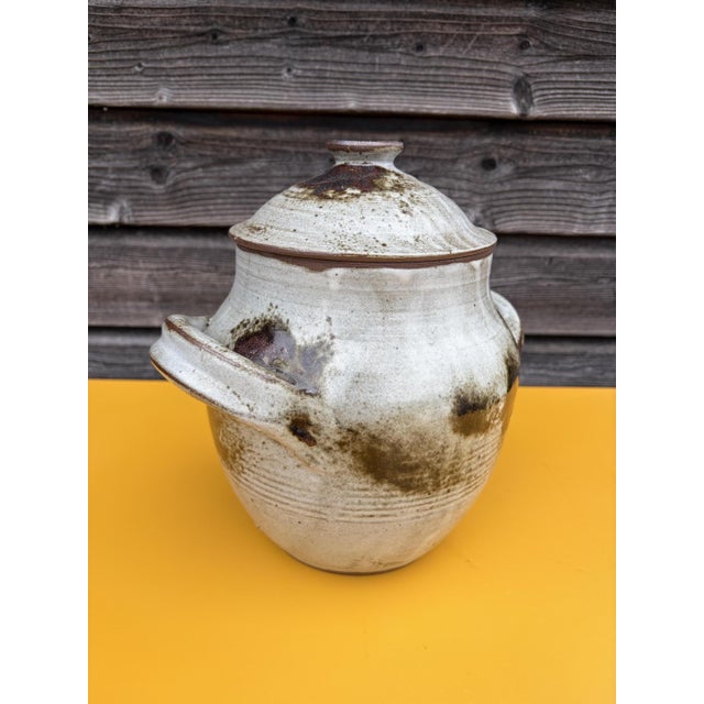 Blue Large Covered Pot Thierry and Chantal Robert, 1970s For Sale - Image 8 of 12