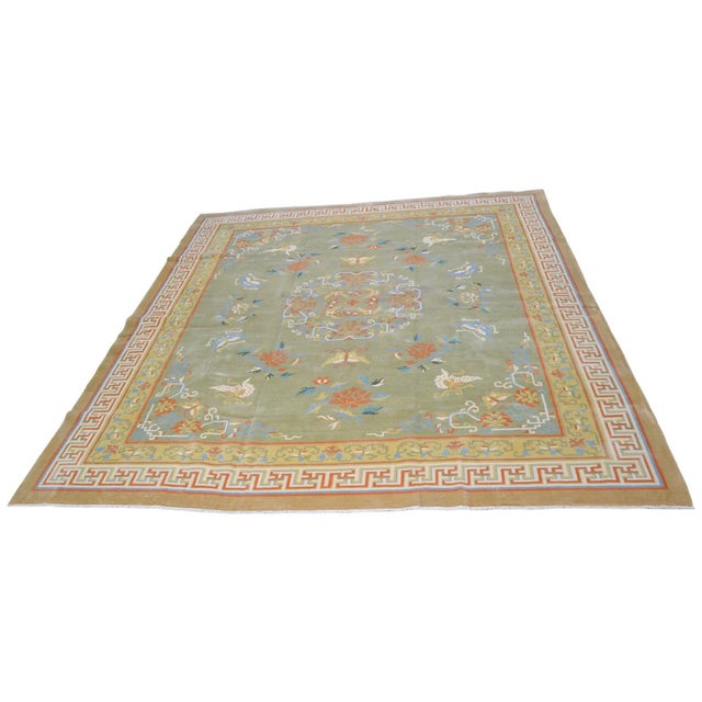 Hand-knotted with care using traditional rug-making techniques, this wool rug blends timeless craftsmanship with a modern...