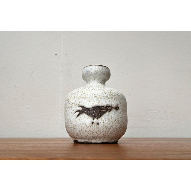 Mid-Century German Studio Pottery Vase by Karl Jüttner for Saalfeld, 1960s For Sale - Image 15 of 17