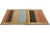 Blue Multicolor Modern Striped Gabbeh Hand-Knotted Wool Rug 4x7 For Sale - Image 8 of 8