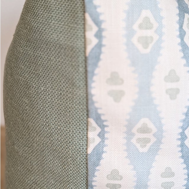 2020s Lee Jofa Elba Pillow in Chambray- Single For Sale - Image 5 of 6
