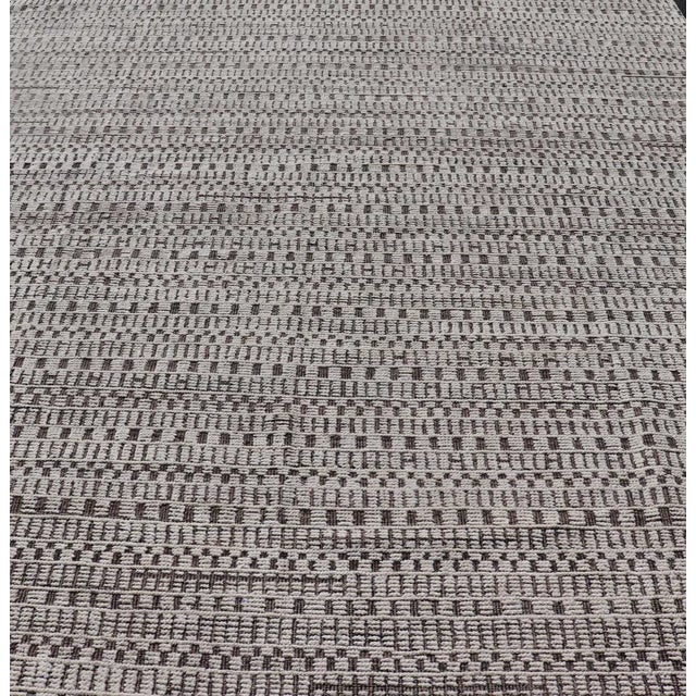 Modern Hand-Knotted Wool Rug by Keivan Woven Arts 9'10 X 14'0 For Sale - Image 4 of 11