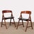 Chairs by Henning Kjaernulf for Boltinge Stolefabrik, 1960s, Set of 2 For Sale - Image 4 of 10