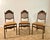 Set of six vintage mid-century folding chairs by Stakmore. Known for well-made wood folding chairs designed to look and...