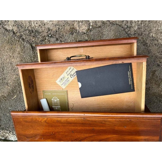 Henkel Harris Solid Cherry Nightstand Bedside Table. For Sale - Image 9 of 11