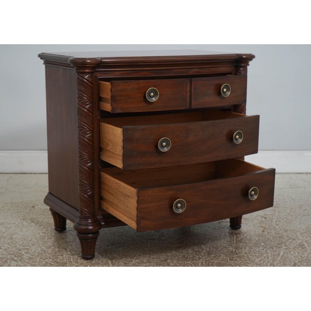 Stickley Pair of Stickley Antiquities 3 Drawer Nightstands For Sale - Image 4 of 18