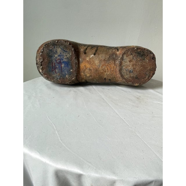 Early 20th Century Chinese Gold Gilt Bronze Horse on Custom Base Statue For Sale - Image 4 of 10