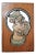 Expressionist Carved Wood Wall Sculpture by Edison Lufaac For Sale