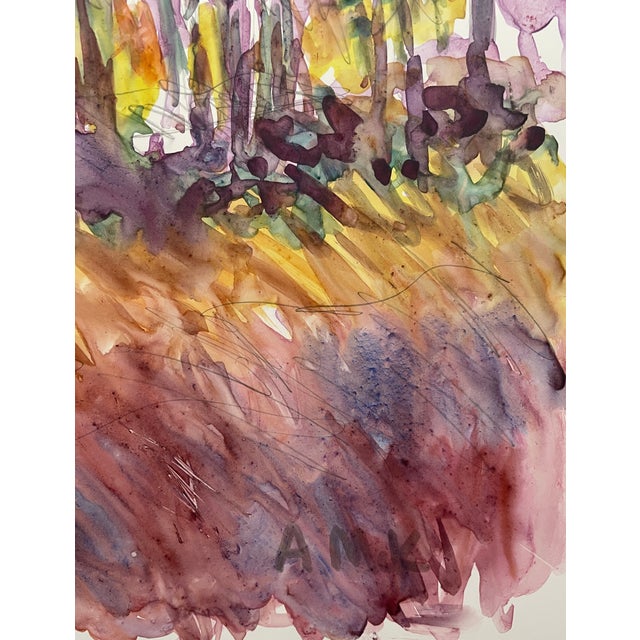 Adelaide McKenzie Charleston Beach Scene Watercolor For Sale - Image 4 of 7