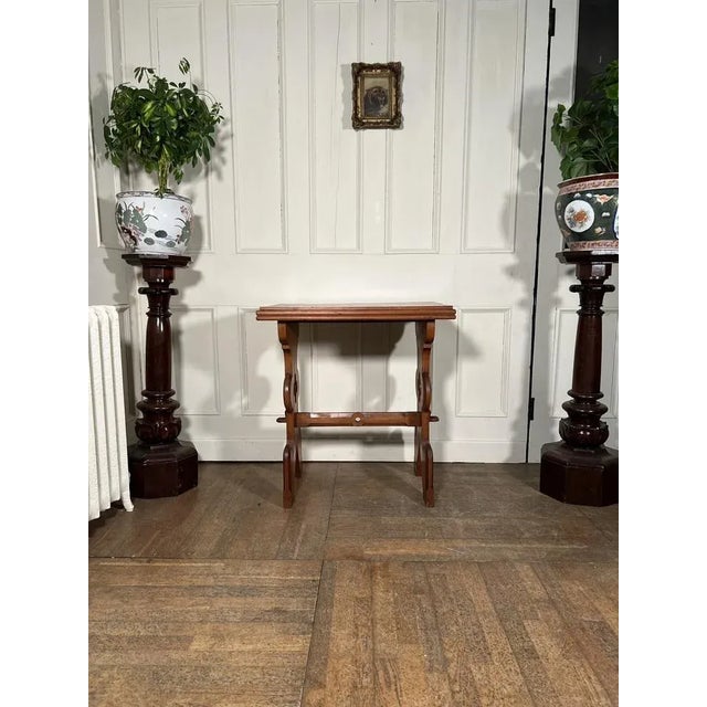 19th Century Gothic Pine Side Table, 1890s For Sale - Image 3 of 9