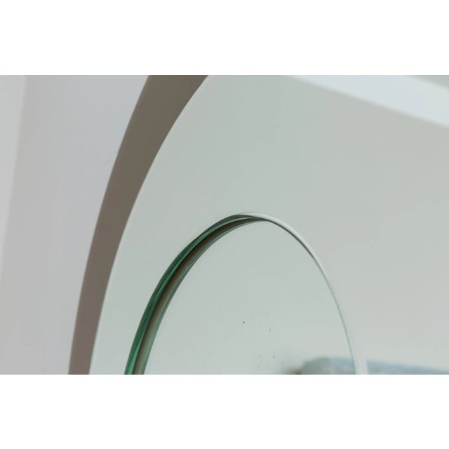 Gray Italian Mirror from Cristal Art, 1960s For Sale - Image 8 of 11