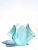 Aquamarine Acid Crystal Vase from Fontana Arte, 1950s For Sale - Image 6 of 6