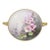 Antique Nippon Hand Painted Pink Wisteria Flower Porcelain Dish W / Handles For Sale