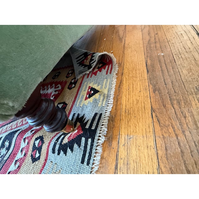 Green George Smith Sofa For Sale - Image 8 of 9