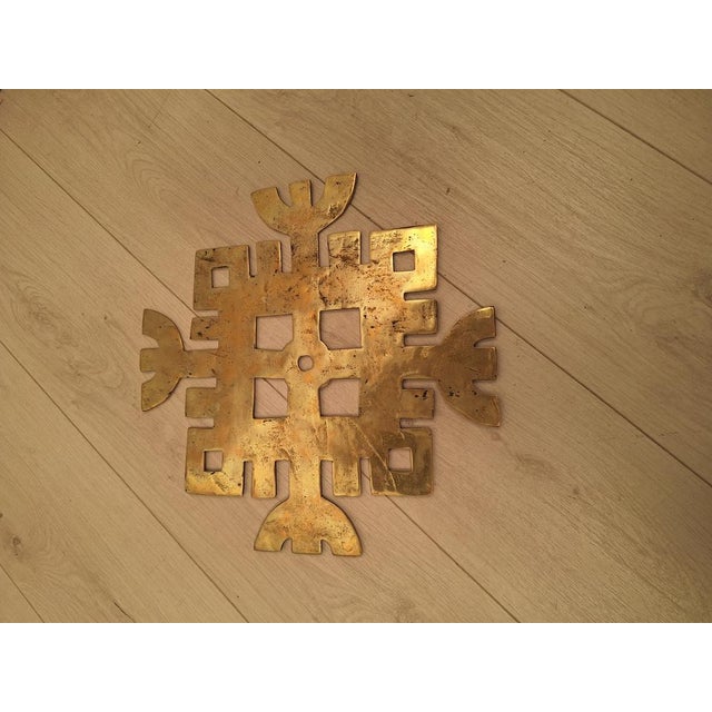 Mid-Century Modern Vintage Gilded Bronze Frieze, 1960s For Sale - Image 3 of 8