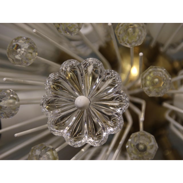 Snowball Hanging Lamp attributed to Emil Stejnar for Rupert Nikoll, 1950s For Sale - Image 10 of 13