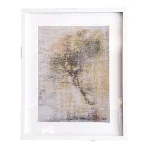 "Griffith Park 421" Contemporary Abstract Botanical Canvas Print, Framed