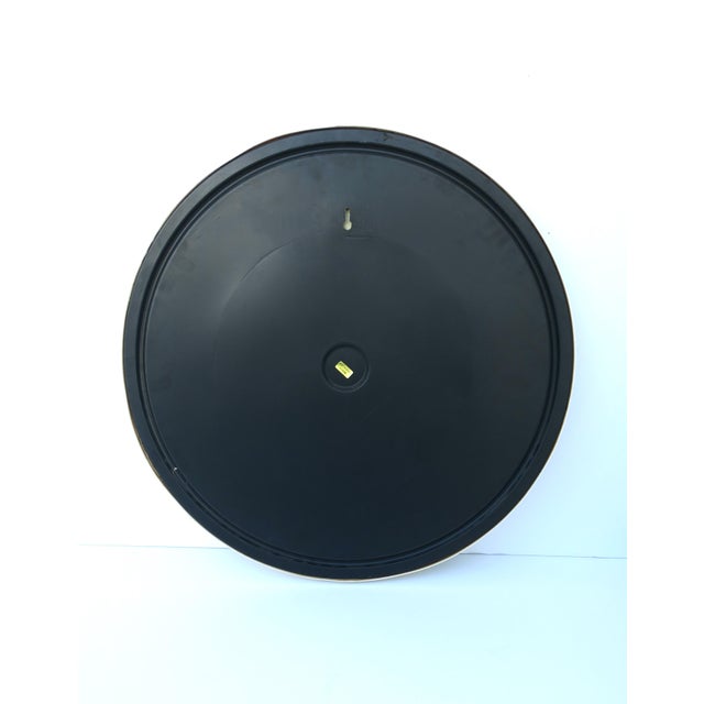 Postmodern Danish Round Wall Mirror For Sale - Image 10 of 11