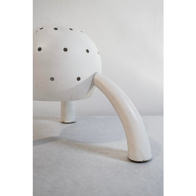 Vintage Italian Space Age-Style Metal Table Lamp, 1950s For Sale - Image 3 of 5