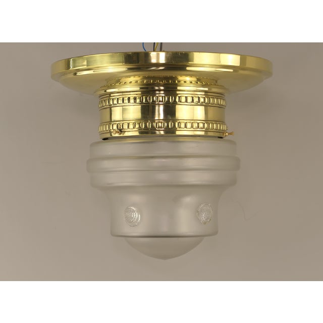 Vintage Art Deco Ceiling Light, 1920s For Sale - Image 9 of 12