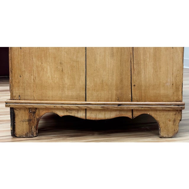 Antique English Pine Three Drawer Chest For Sale - Image 15 of 16