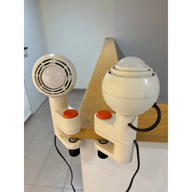 Red Table Lamps by Schlagheck Schultes Design for Osram, 1970s, Set of 2 For Sale - Image 8 of 18