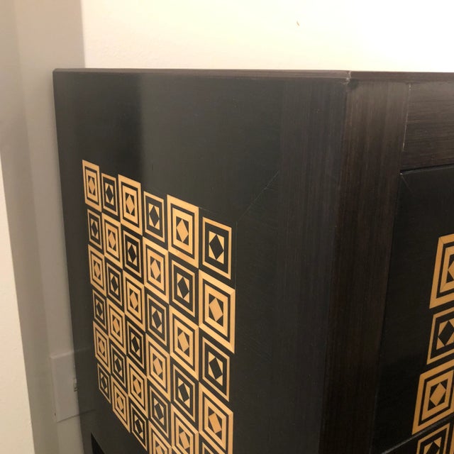 Wood 1990s Set of Two Italian Two Drawers Chest For Sale - Image 7 of 12