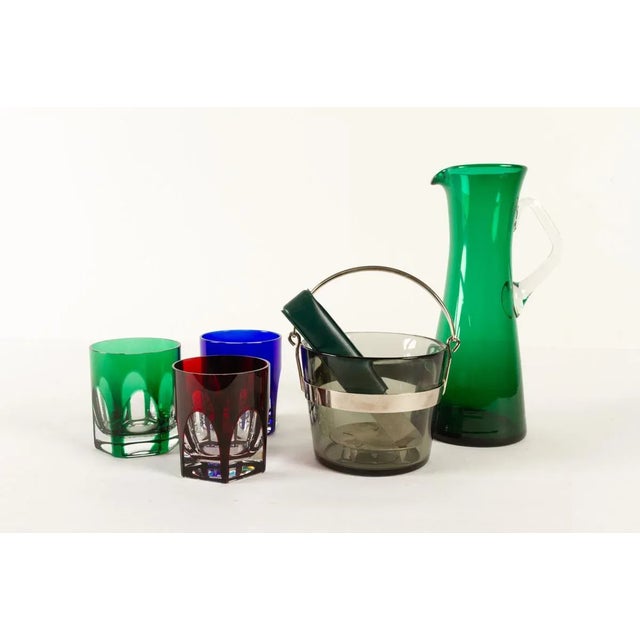 Vintage Swedish Glassware by Sven Palmqvist for Orrefors, 1960s, Set of 5 For Sale - Image 14 of 14