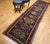 1900 - 1909 Vintage Persian Heriz Serapi Runner Rug, Hand-Knotted Wool, Geometric Medallion Pattern, Navy, 3x12 For Sale - Image 5 of 16