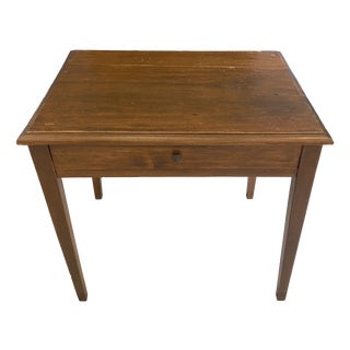 Vintage Desk in Oak with Large Drawer, 1950 For Sale