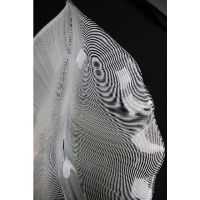 Metal Leaf-Shaped Wall Lights by Franco Luce, Murano, 1970s, Set of 2 For Sale - Image 7 of 14