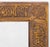 North African Giltwood Rectangular Mirror, 19th century, the frame carved with calligraphic inscriptions. 31" H x 23" W.