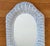 Vintage Coastal white wicker wall mirror. Beautiful in a bedroom or bathroom. Please see condition details noted. Most...