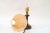 Metal Wood Table Lamp with Fabric Shade, Vienna, Austria, 1950s For Sale - Image 7 of 9