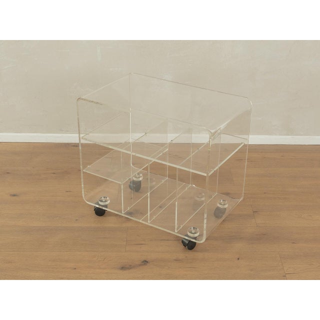 Acrylic Glass Hifi-Rack Trolley, 1960s For Sale - Image 9 of 9