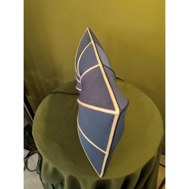 Textile Vintage Silk Lamp, 1970s For Sale - Image 7 of 8