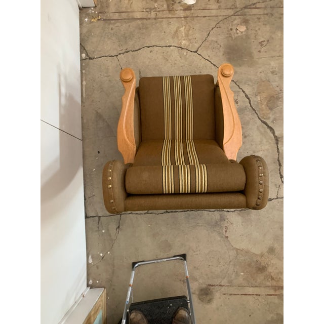 Green Danish Modern Highback Lounge Chair in Style of Henning Kjærnulf, 1960s For Sale - Image 8 of 16