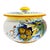 Traditional Late 20th Century Gialletti Giulio Deruta Hand-Painted Maiolica Biscotti Jar For Sale - Image 3 of 13