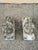 Stone Vintage Classical Style Cast Cement Concrete Guardian Entry Lions - Pair For Sale - Image 7 of 16