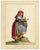 Michela De Vito, Costume of Sessano, Province of Molise in the Kingdom of Naples, 1800s, Paper For Sale - Image 3 of 7