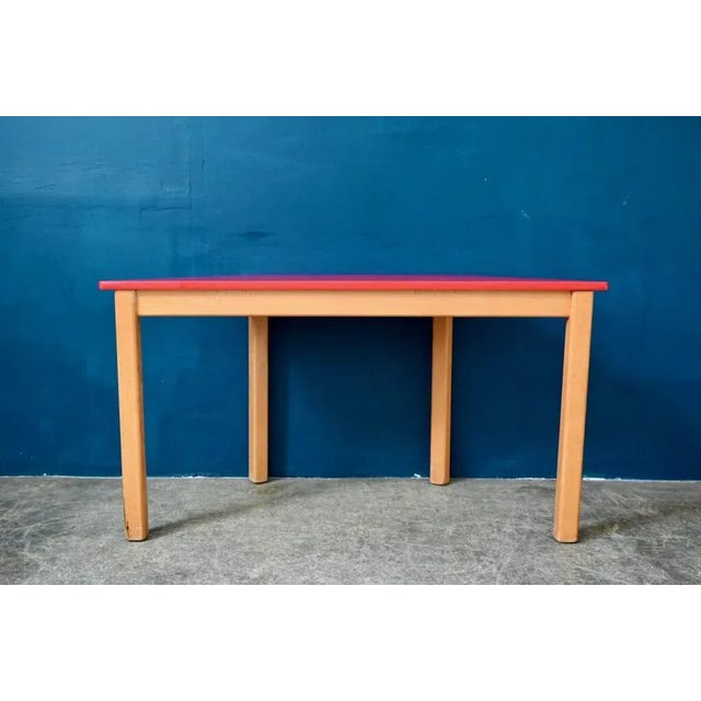 Beige Childrens Activity Table, 1970s For Sale - Image 8 of 8